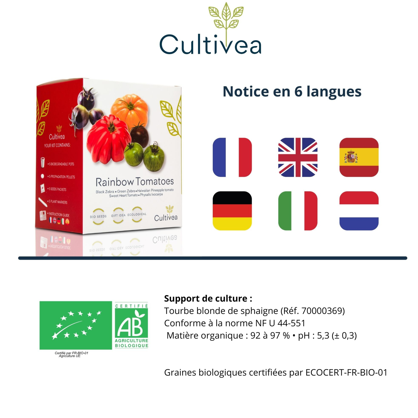 BIO Mini-Set Regenbogen-Tomaten* 🌈🍅