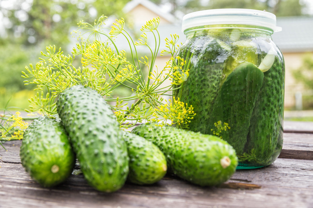 Pot à cornichons avec système égouttoir : la solution sans doigts dans le vinaigre