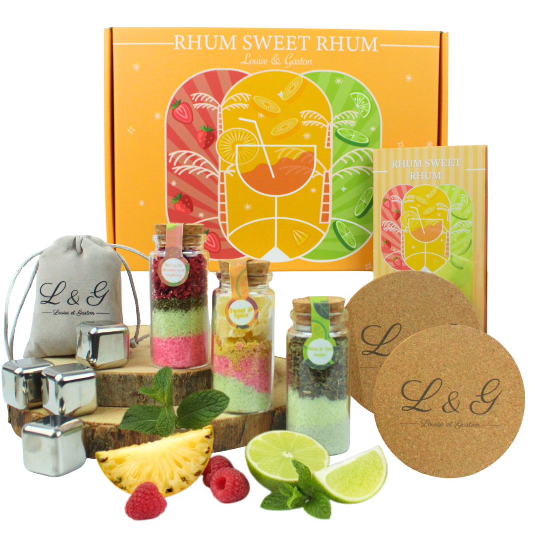 Sweet Rhum – Set für Rum-Cocktails & Rum Arrangé