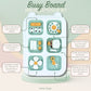 Busy Board Montessori – Jouet Éducatif Bébé 1-3 Ans pour Motricité Fine & Éveil Sensoriel