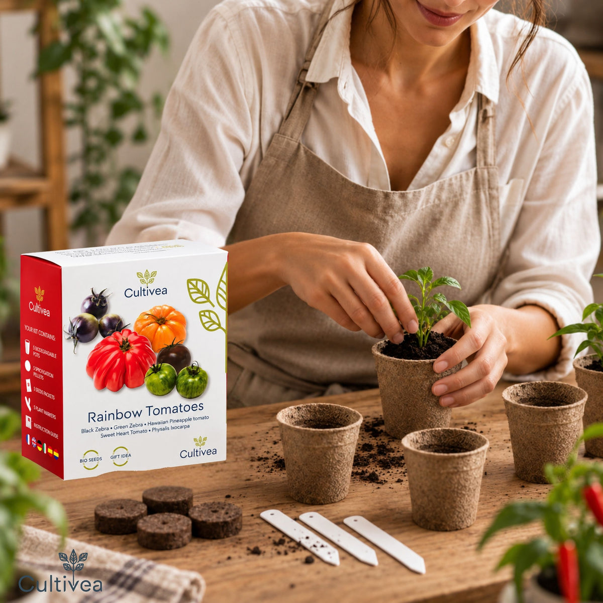 Mini Kit Tomates Arc-en-ciel BIO*