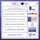 WELOONA- Tarot de Marseille - Jeu de cartes complet 78 cartes