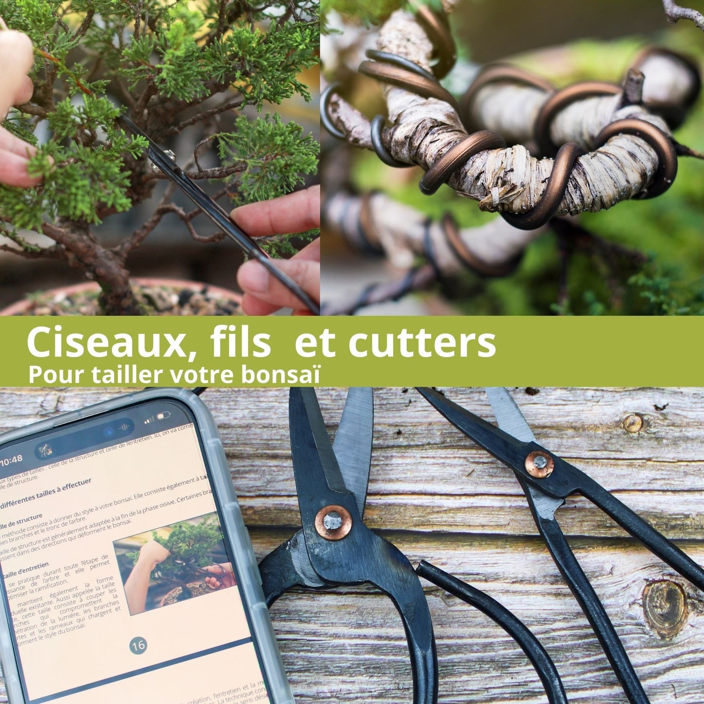 Malette 32 outils pour bonsai