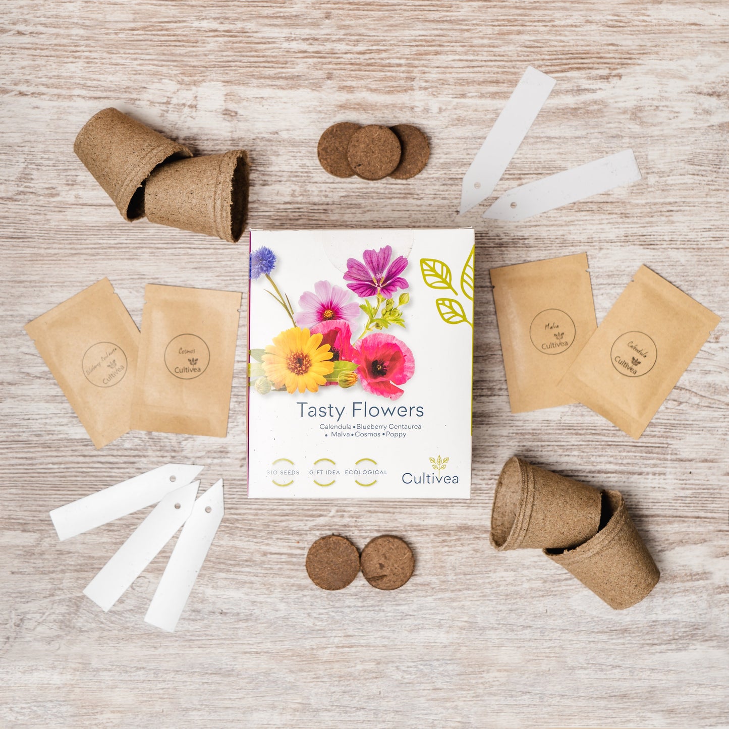Mini-Anzuchtset Essbare Blumen BIO* 🌸🌿