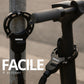 TRIPVEA® Antivol trottinette électrique, velo, poussette - Cadenas ultra résistant - Antivol menottes chaîne