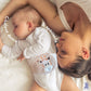 Bouillotte avec ceinture pour bébé - Noyaux de cerise (Giraffe)