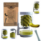Pickle Jar with Strainer 900ml – Flip Hourglass Glass Container for Pickles & Olives