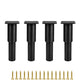 Lot de 4 Pied de Meuble Réglables en Acier
