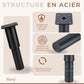 Lot de 4 Pied de Meuble Réglables en Acier