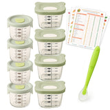 Lot de 6 Petits Pots Bébé en verre 160 ml – Idéal pour la Diversification Alimentaire