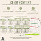 Lot de 6 Petits Pots Bébé en verre 160 ml – Idéal pour la Diversification Alimentaire