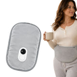 R&Co Bouillotte Électrique Chauffante avec Écran et Ceinture