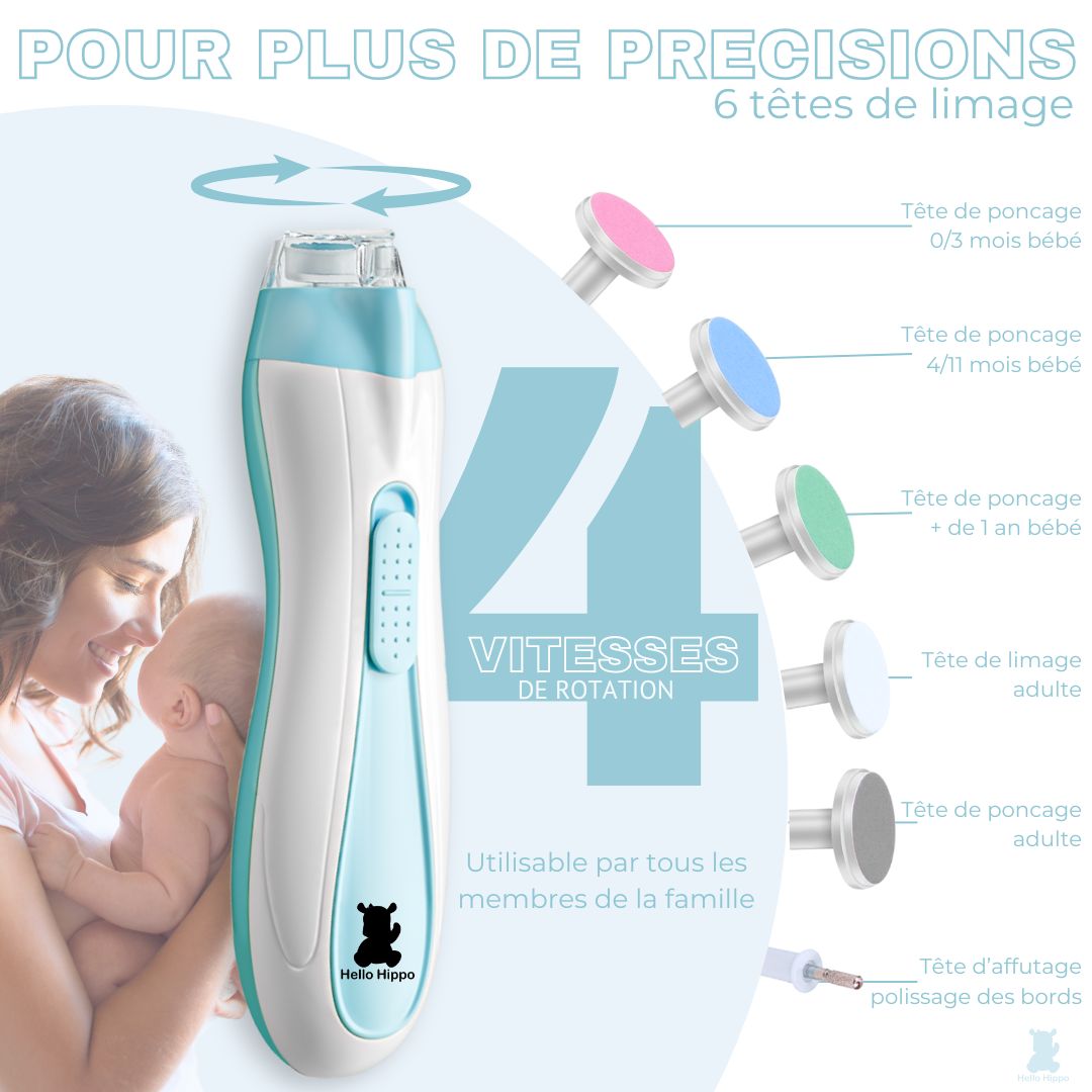Lime à Ongles Électrique Bébé