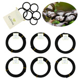 Lot de 6 Fils pour bonsaï en aluminium - 1,0mm/1,5mm/2,0mm/2,5mm/3,0mm/4,0mm